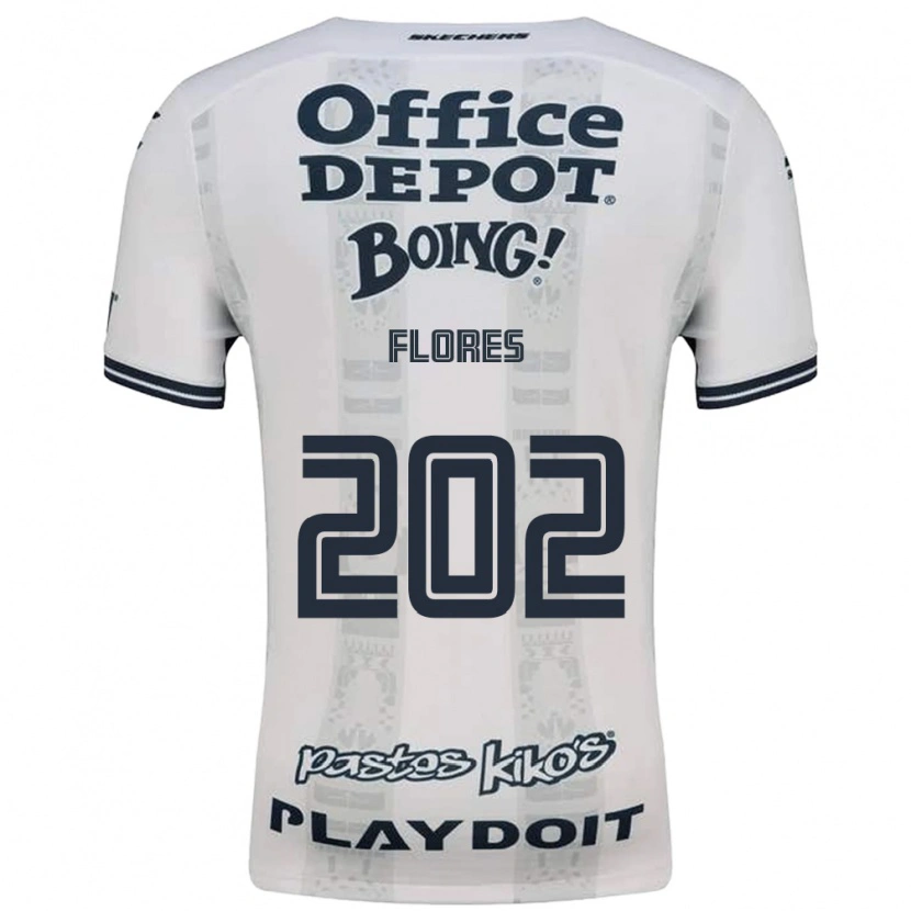 Danxen Män Luis Flores #202 Röd Vit Svart Bortatröja Matchtröjor 2026/27 Tröjor T-Tröja
