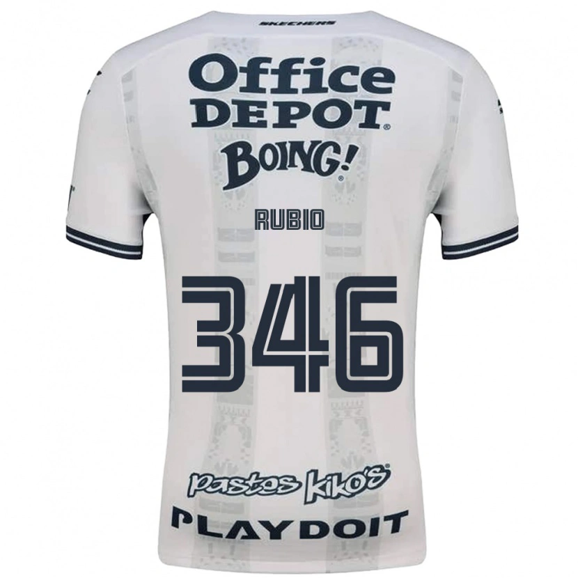 Danxen Män Mateo Rubio #346 Röd Vit Svart Bortatröja Matchtröjor 2026/27 Tröjor T-Tröja