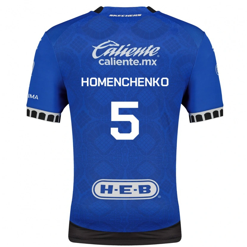 Danxen Män Santiago Homenchenko #5 Kungligt Blå Vit Svart Bortatröja Matchtröjor 2026/27 Tröjor T-Tröja