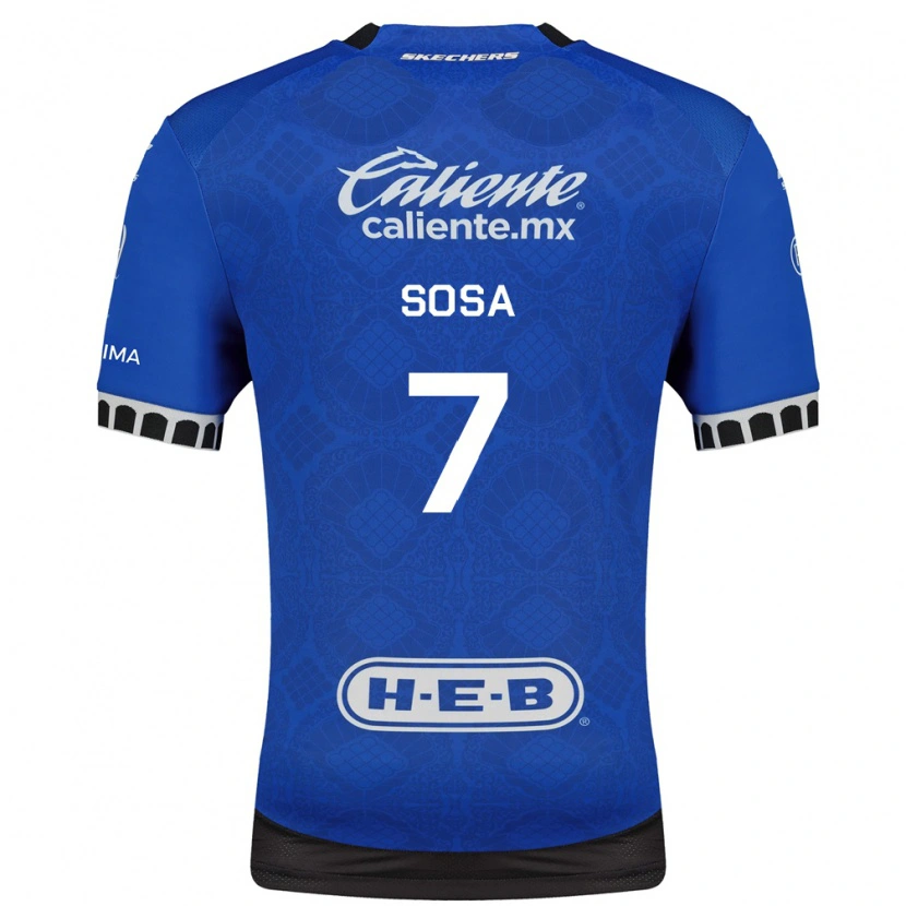 Danxen Män Samuel Sosa #7 Kungligt Blå Vit Svart Bortatröja Matchtröjor 2026/27 Tröjor T-Tröja