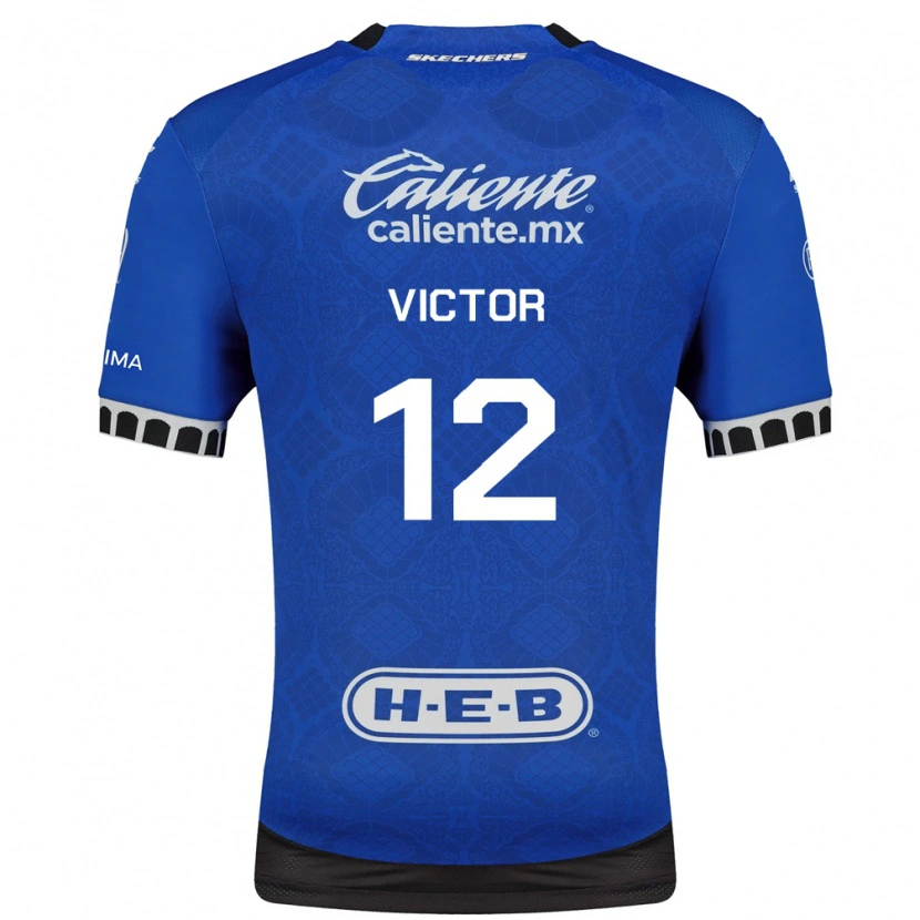 Danxen Män Paulo Victor #12 Kungligt Blå Vit Svart Bortatröja Matchtröjor 2026/27 Tröjor T-Tröja