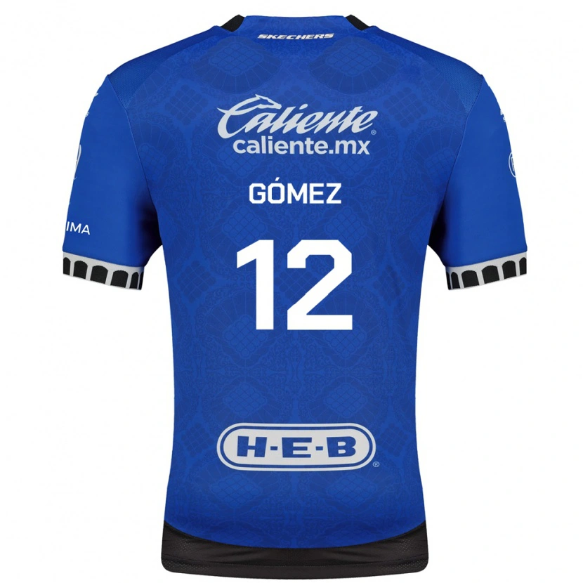 Danxen Män Jaime Gómez #12 Kungligt Blå Vit Svart Bortatröja Matchtröjor 2026/27 Tröjor T-Tröja