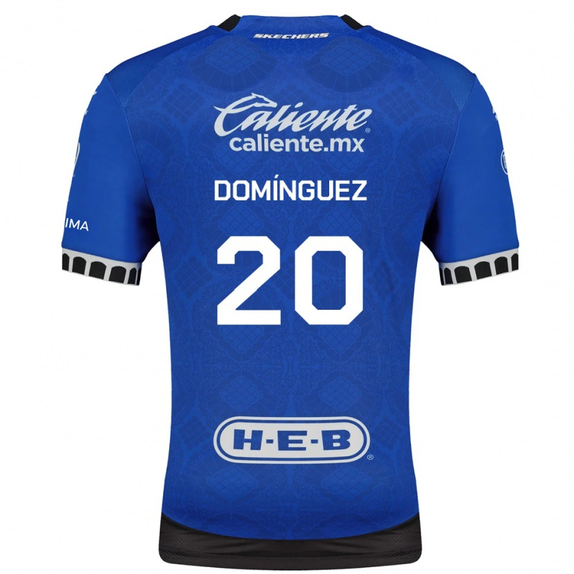 Danxen Män Misael Dominguez #20 Kungligt Blå Vit Svart Bortatröja Matchtröjor 2026/27 Tröjor T-Tröja