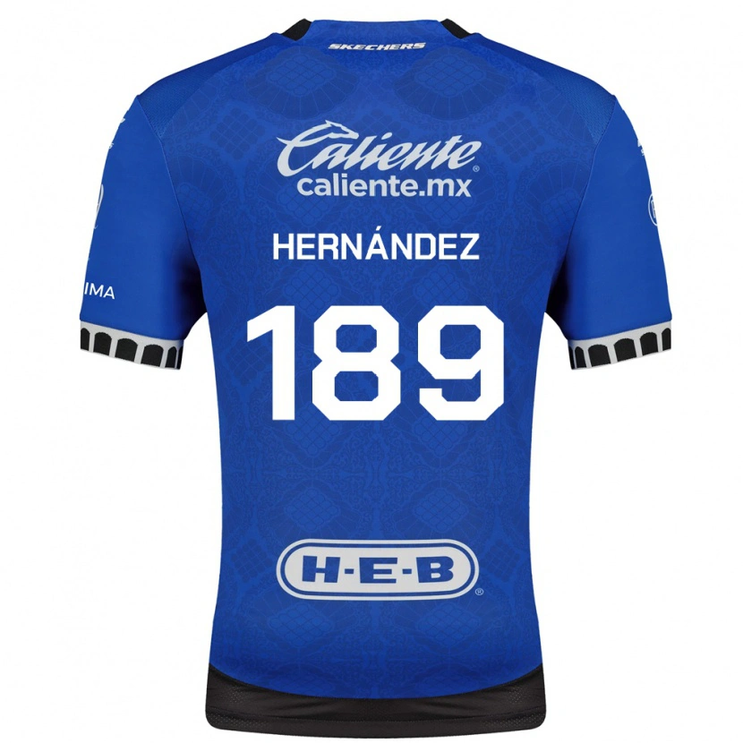 Danxen Män Sebastián Hernández #189 Kungligt Blå Vit Svart Bortatröja Matchtröjor 2026/27 Tröjor T-Tröja