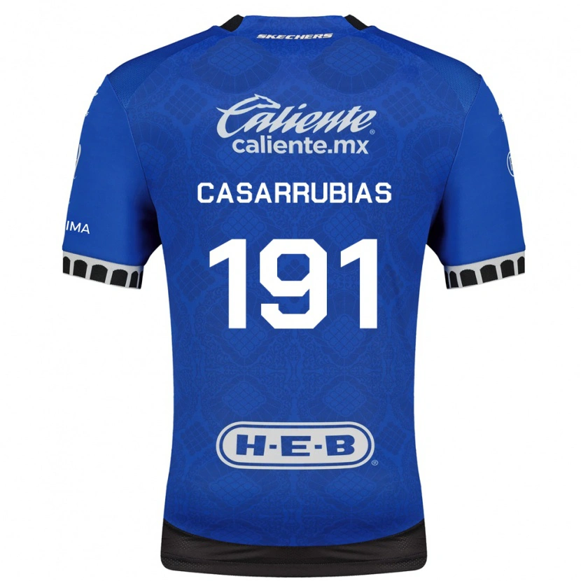 Danxen Män Aaron Casarrubias #191 Kungligt Blå Vit Svart Bortatröja Matchtröjor 2026/27 Tröjor T-Tröja