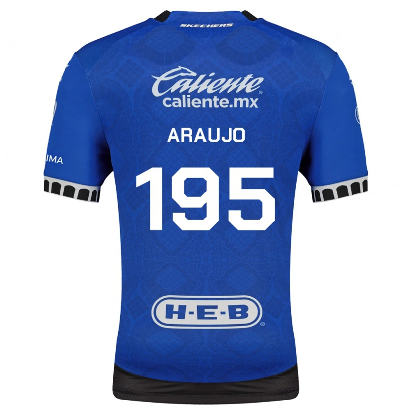 Danxen Män Diego Araujo #195 Kungligt Blå Vit Svart Bortatröja Matchtröjor 2026/27 Tröjor T-Tröja
