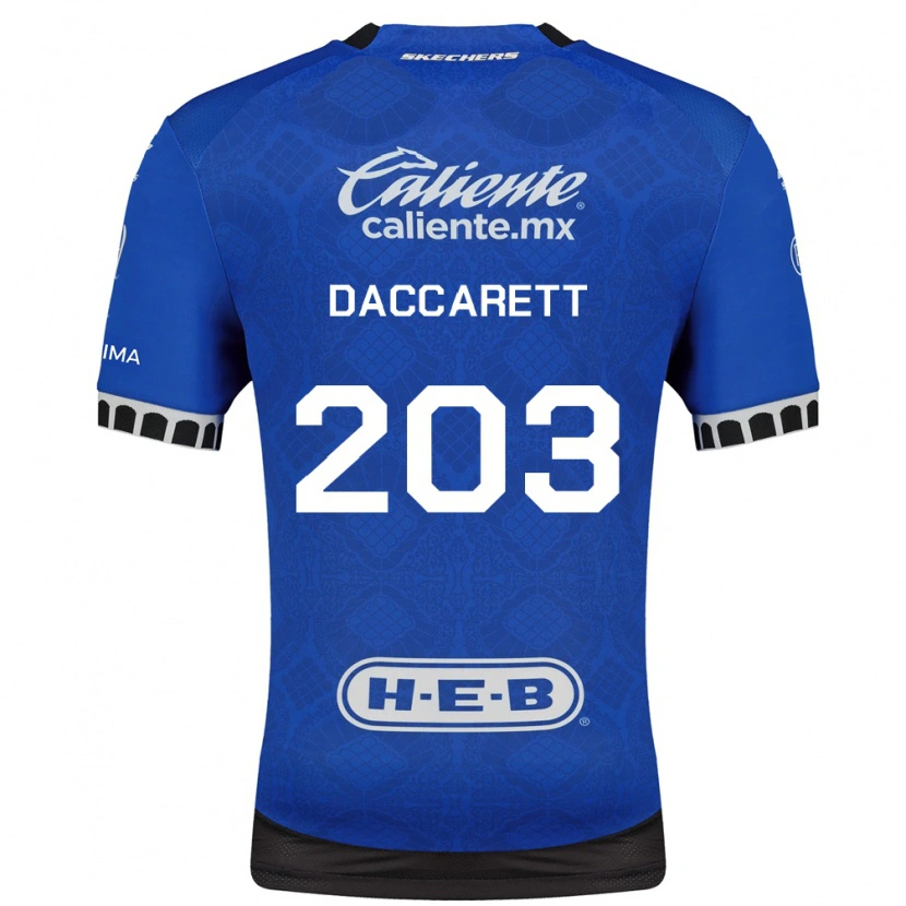 Danxen Män Juan Daccarett #203 Kungligt Blå Vit Svart Bortatröja Matchtröjor 2026/27 Tröjor T-Tröja