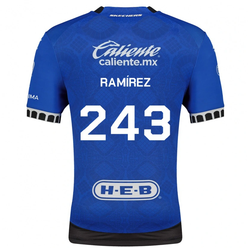 Danxen Män Eleazar Ramírez #243 Kungligt Blå Vit Svart Bortatröja Matchtröjor 2026/27 Tröjor T-Tröja