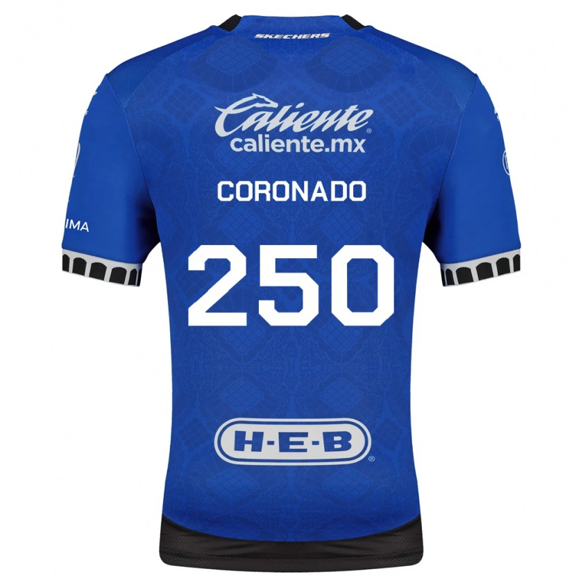 Danxen Män Maximiliano Coronado #250 Kungligt Blå Vit Svart Bortatröja Matchtröjor 2026/27 Tröjor T-Tröja