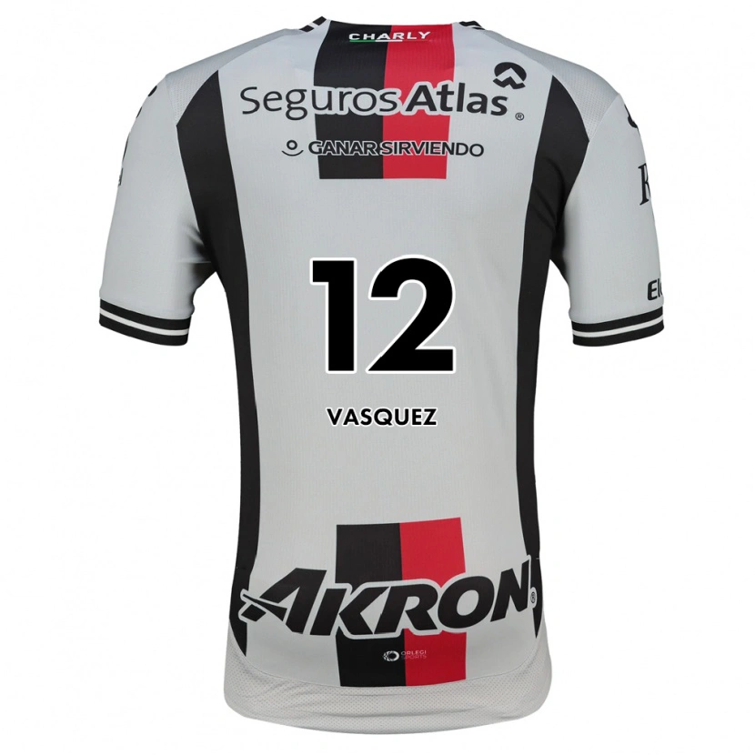 Danxen Män Leyla Vasquez #12 Vit Röd Svart Bortatröja Matchtröjor 2026/27 Tröjor T-Tröja