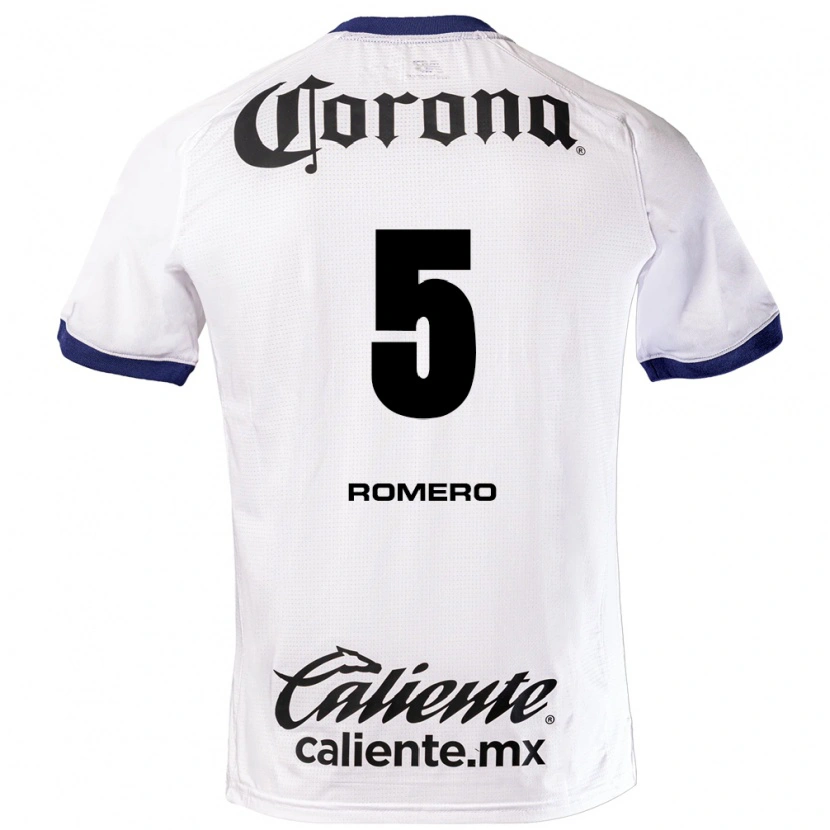 Danxen Män Franco Romero #5 Vit Blå Svart Bortatröja Matchtröjor 2026/27 Tröjor T-Tröja