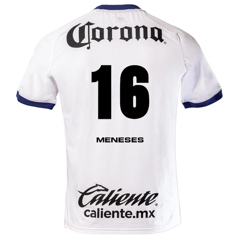 Danxen Män Jean Meneses #16 Vit Blå Svart Bortatröja Matchtröjor 2026/27 Tröjor T-Tröja