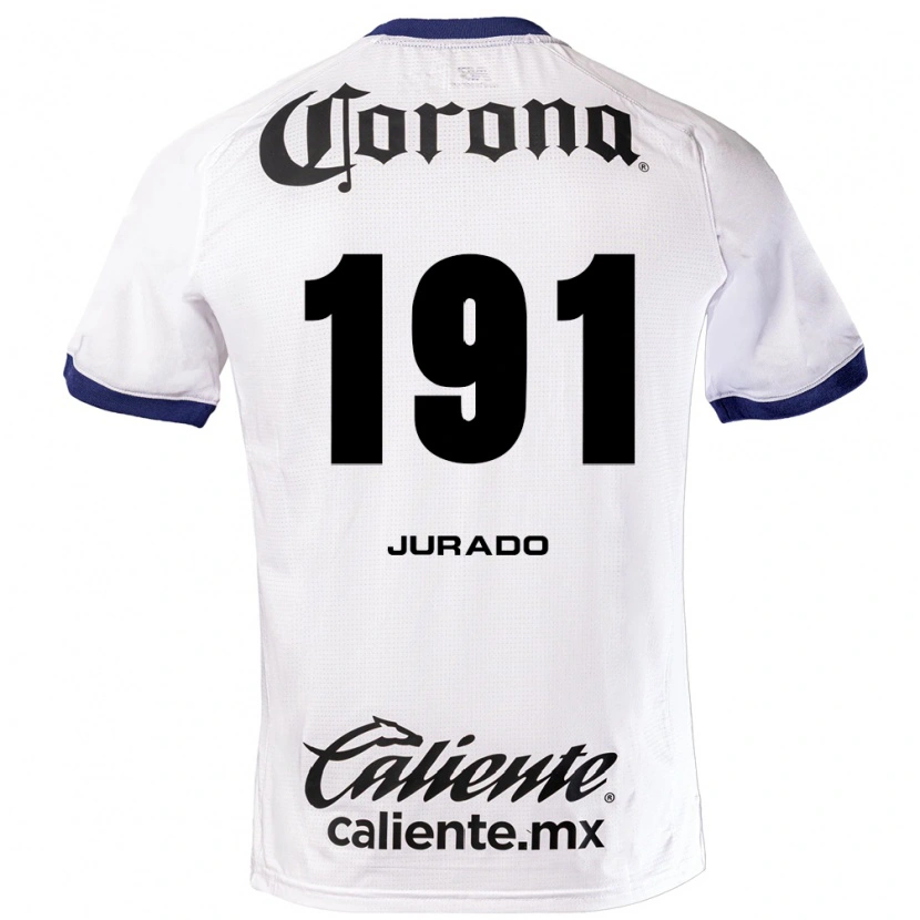 Danxen Män Pablo Jurado #191 Vit Blå Svart Bortatröja Matchtröjor 2026/27 Tröjor T-Tröja