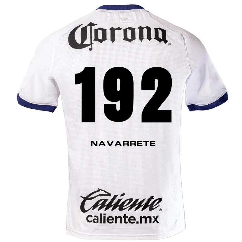 Danxen Män Luis Navarrete #192 Vit Blå Svart Bortatröja Matchtröjor 2026/27 Tröjor T-Tröja