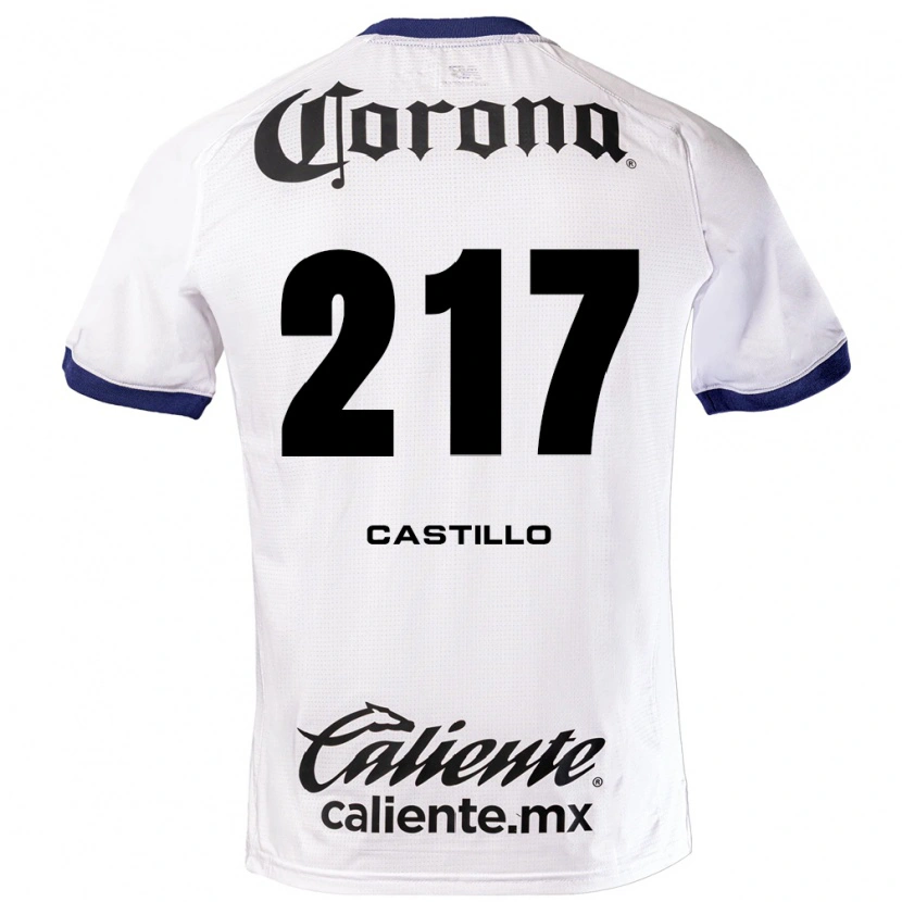 Danxen Män Klever Castillo #217 Vit Blå Svart Bortatröja Matchtröjor 2026/27 Tröjor T-Tröja