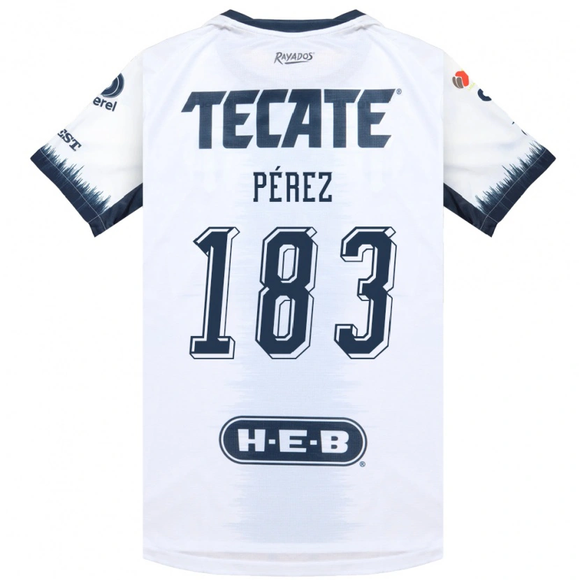 Danxen Män Santiago Pérez #183 Vit Bläckblå Röd Bortatröja Matchtröjor 2026/27 Tröjor T-Tröja