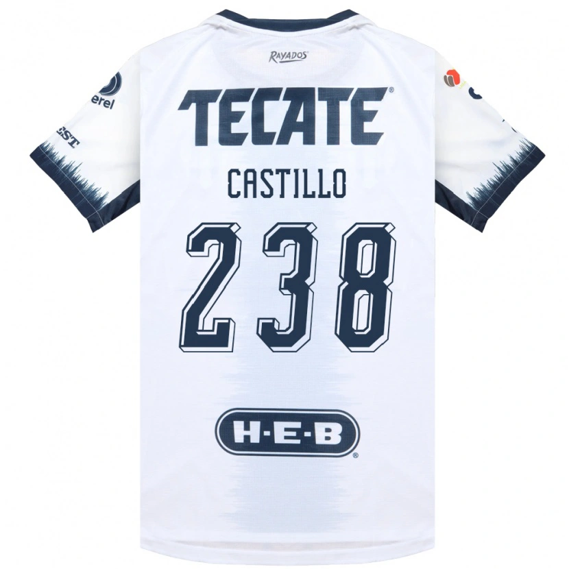Danxen Män Juan Castillo #238 Vit Bläckblå Röd Bortatröja Matchtröjor 2026/27 Tröjor T-Tröja