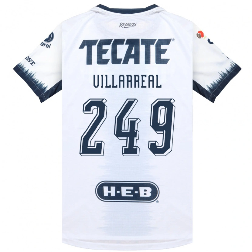 Danxen Män Daniel Villarreal #249 Vit Bläckblå Röd Bortatröja Matchtröjor 2026/27 Tröjor T-Tröja