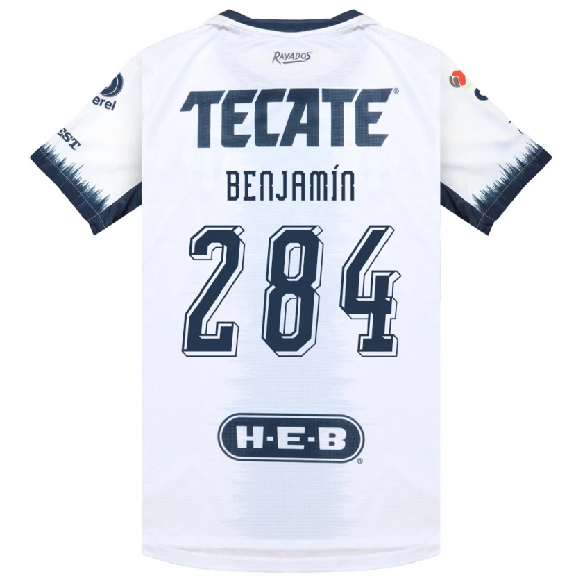 Danxen Män Benjamín De La Herrán #284 Vit Bläckblå Röd Bortatröja Matchtröjor 2026/27 Tröjor T-Tröja
