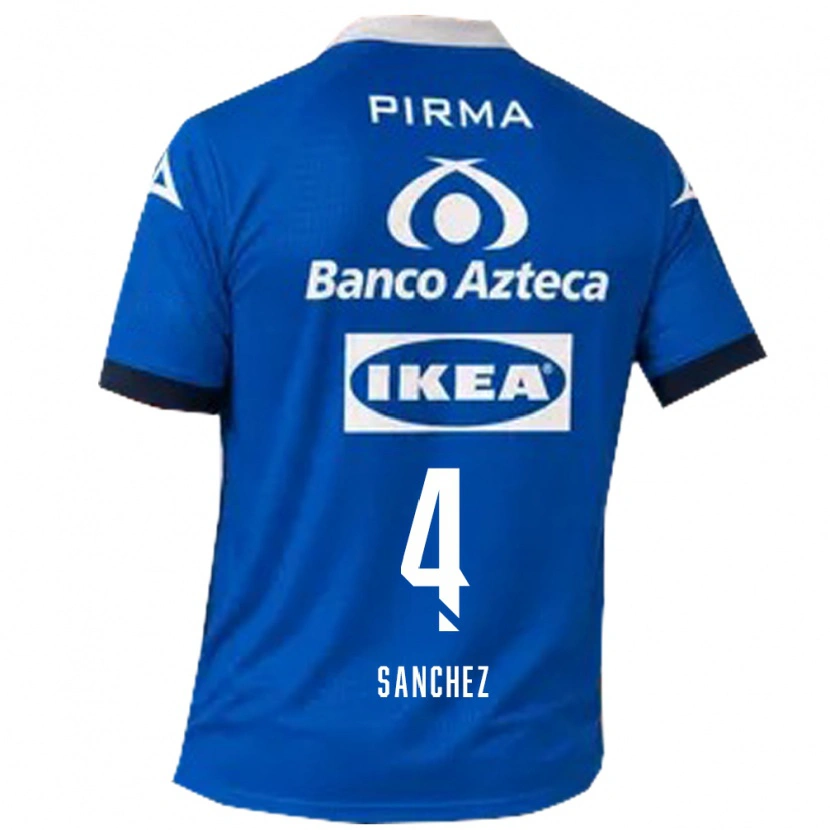 Danxen Män Liliana Sánchez #4 Blå Vit Bortatröja Matchtröjor 2026/27 Tröjor T-Tröja