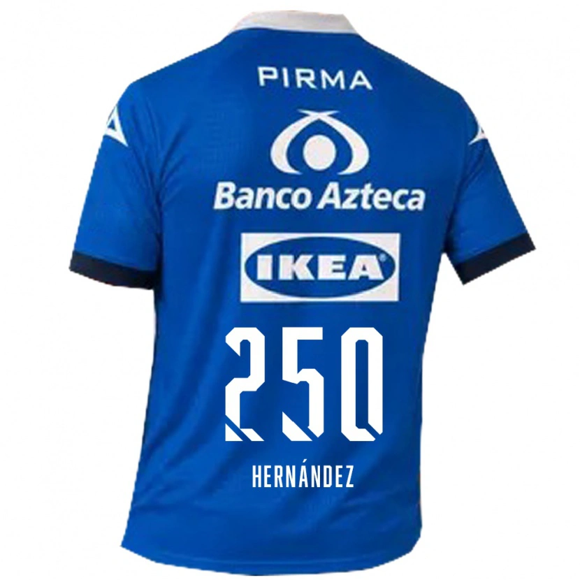 Danxen Män Arvin Hernández #250 Blå Vit Bortatröja Matchtröjor 2026/27 Tröjor T-Tröja