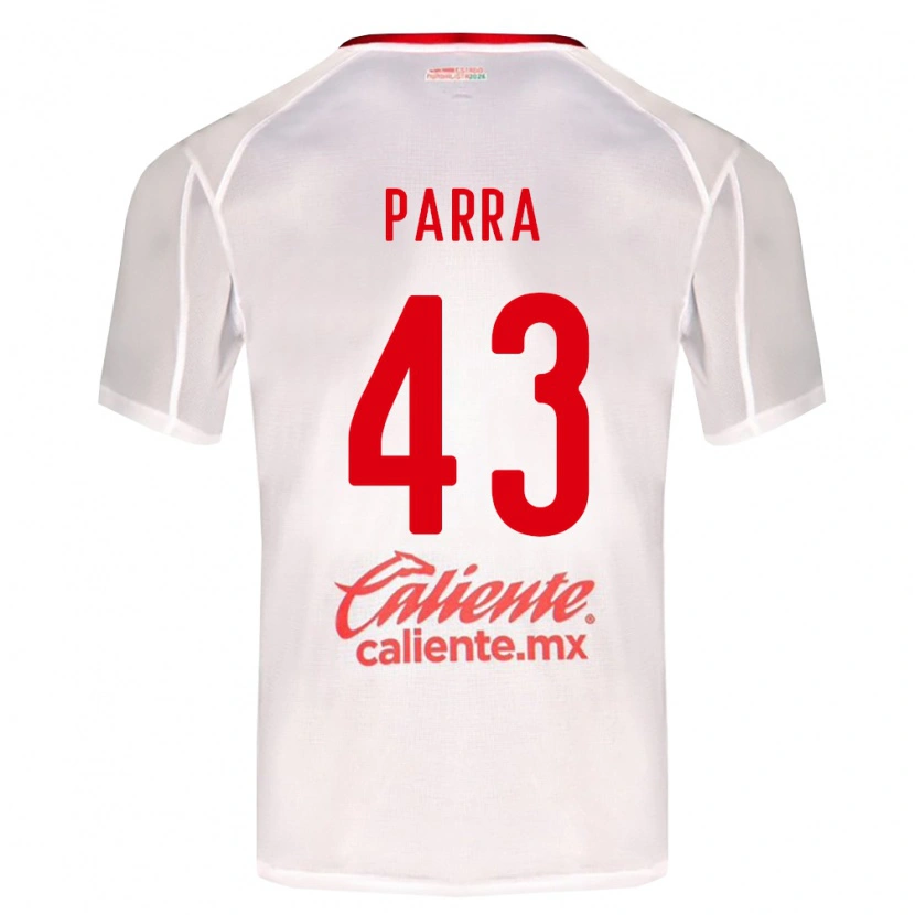 Danxen Män Rodrigo Parra #43 Vit Grön Röd Bortatröja Matchtröjor 2026/27 Tröjor T-Tröja