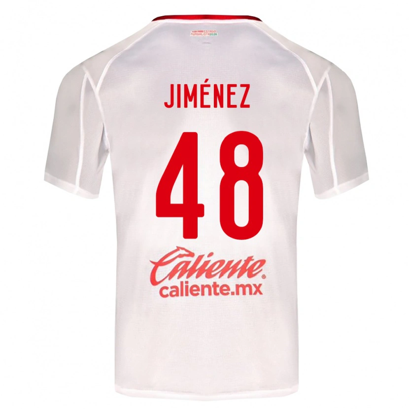 Danxen Män Leonardo Jiménez #48 Vit Grön Röd Bortatröja Matchtröjor 2026/27 Tröjor T-Tröja