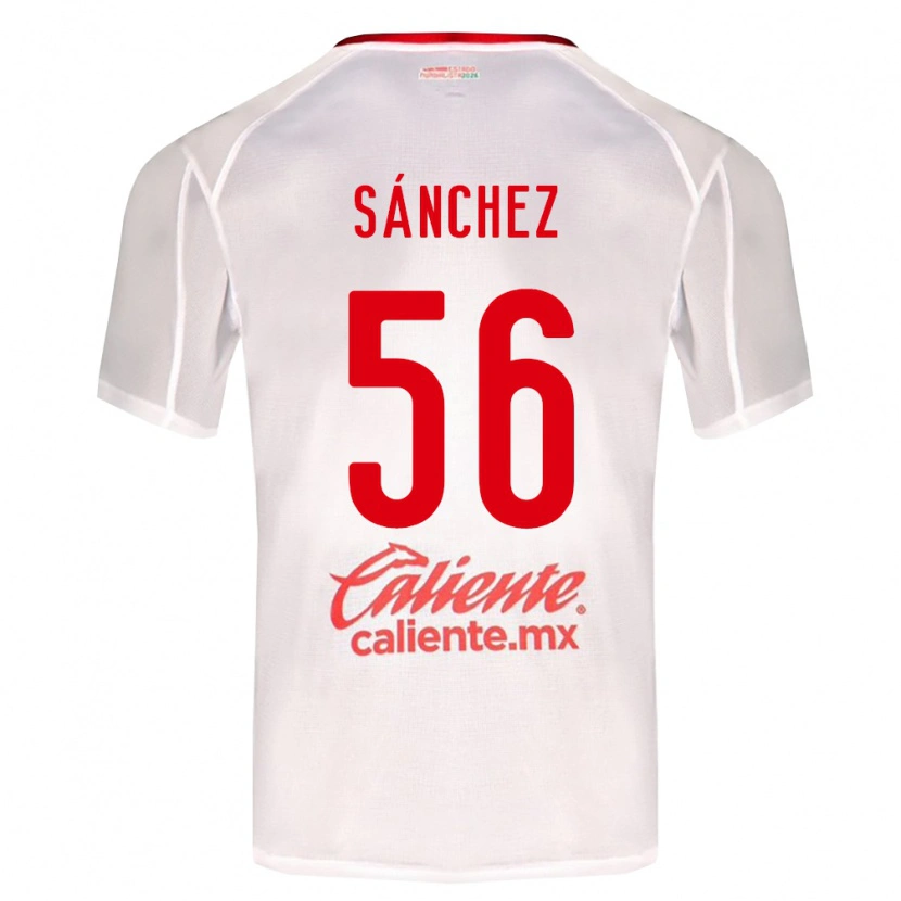 Danxen Män Benjamín Sánchez #56 Vit Grön Röd Bortatröja Matchtröjor 2026/27 Tröjor T-Tröja