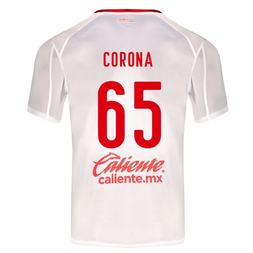 Danxen Män Carlos Corona #65 Vit Grön Röd Bortatröja Matchtröjor 2026/27 Tröjor T-Tröja