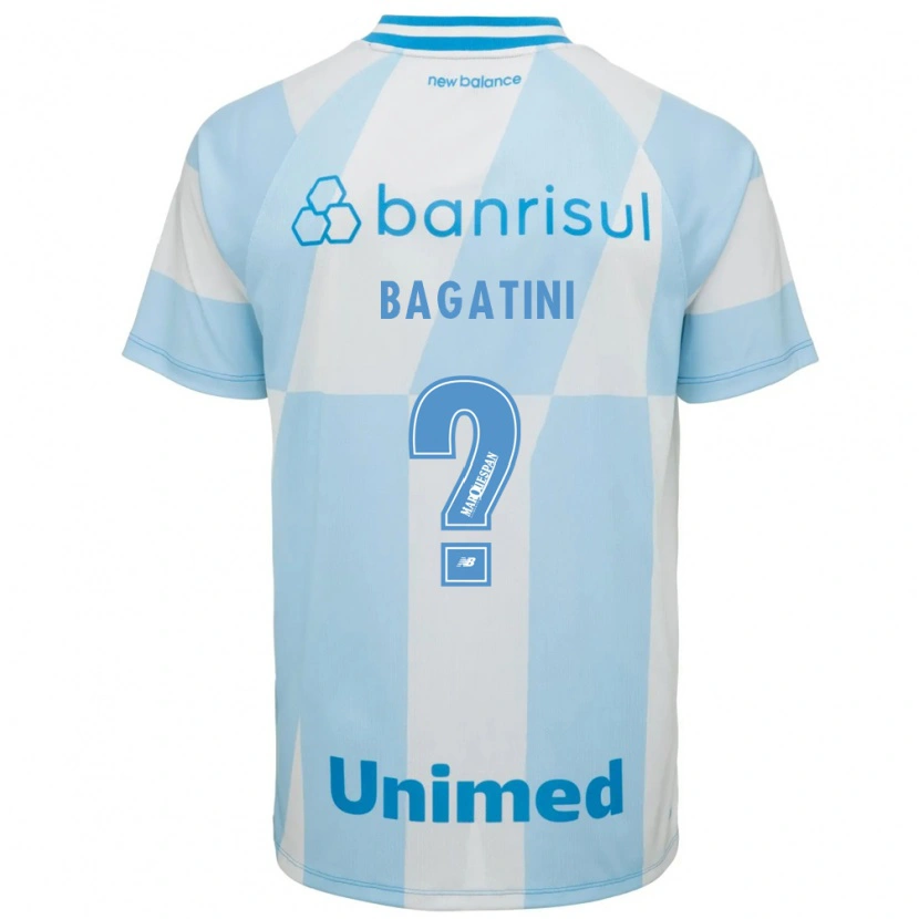 Danxen Män Gustavo Bagatini #0 Ljusblå Vit Bortatröja Matchtröjor 2026/27 Tröjor T-Tröja