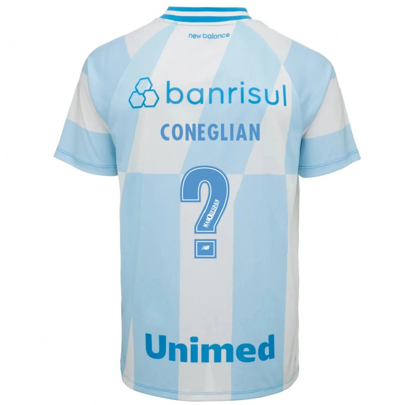 Danxen Män Arthur Coneglian #0 Ljusblå Vit Bortatröja Matchtröjor 2026/27 Tröjor T-Tröja