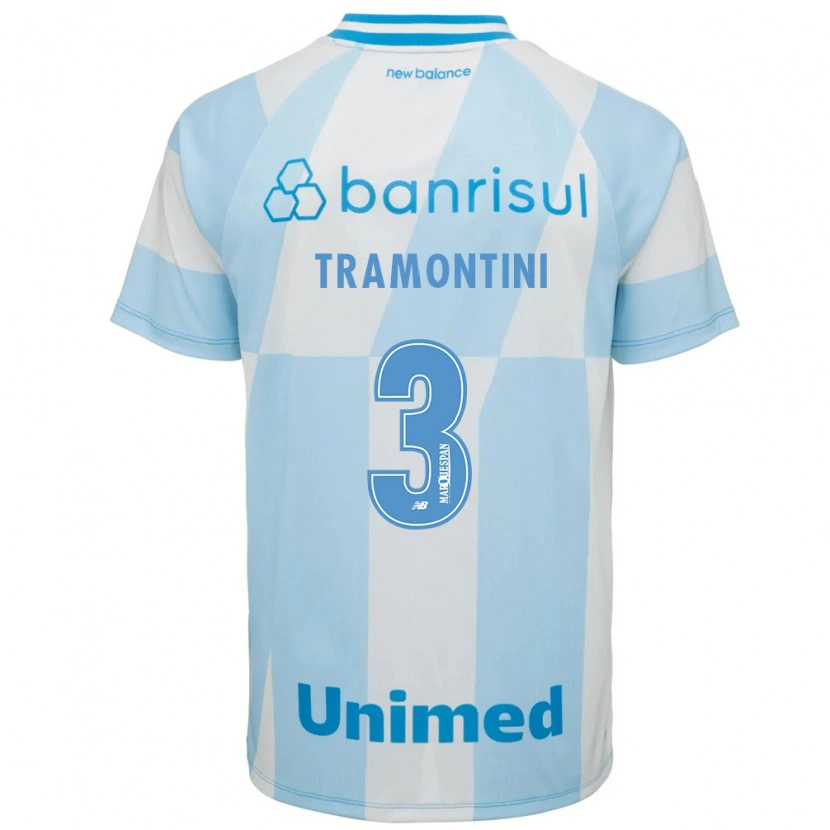 Danxen Män Murilo Tramontini #3 Ljusblå Vit Bortatröja Matchtröjor 2026/27 Tröjor T-Tröja