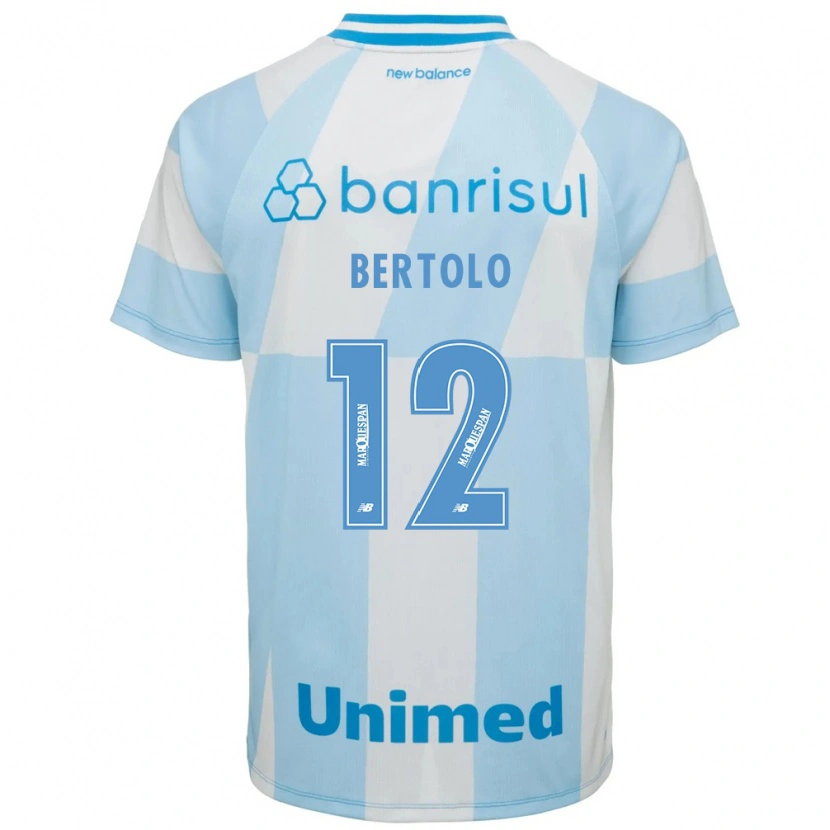 Danxen Män Mateus Bertolo #12 Ljusblå Vit Bortatröja Matchtröjor 2026/27 Tröjor T-Tröja