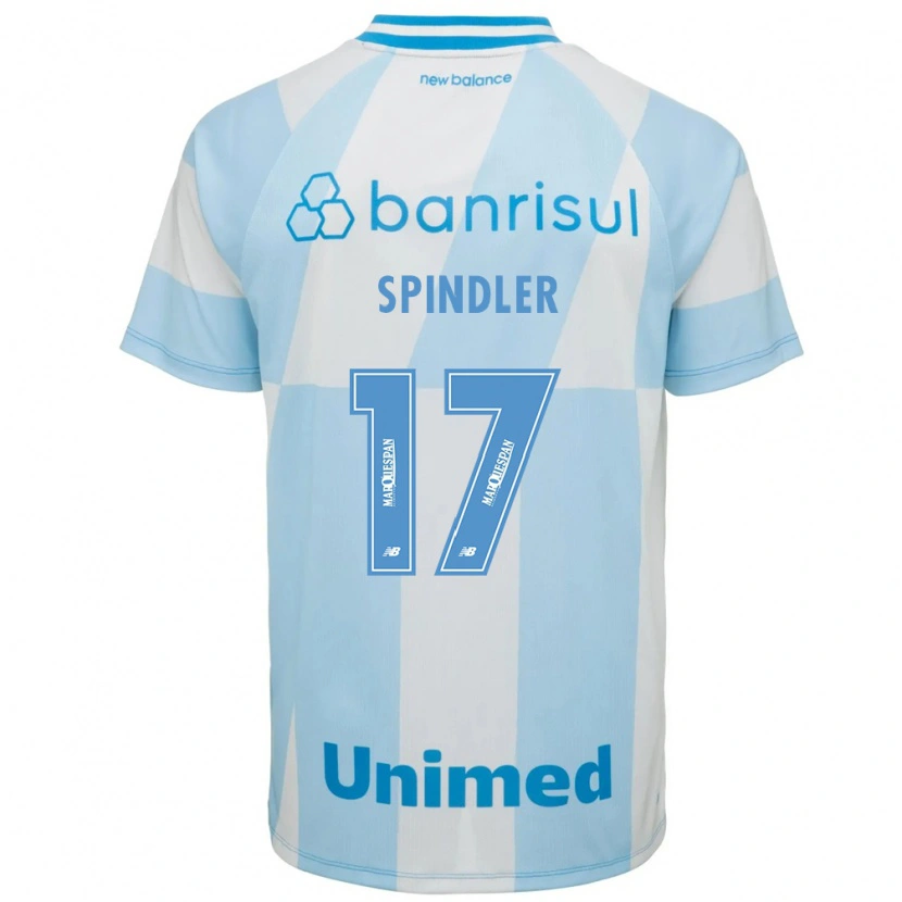 Danxen Män Luana Spindler #17 Ljusblå Vit Bortatröja Matchtröjor 2026/27 Tröjor T-Tröja