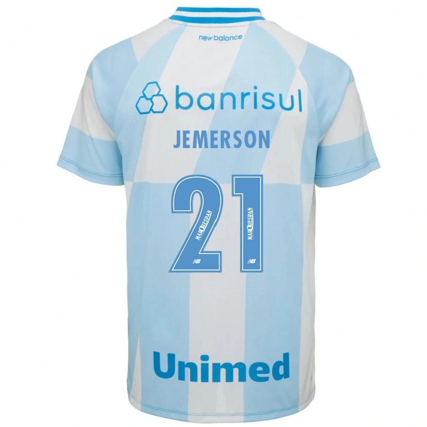 Danxen Män Jemerson #21 Ljusblå Vit Bortatröja Matchtröjor 2026/27 Tröjor T-Tröja