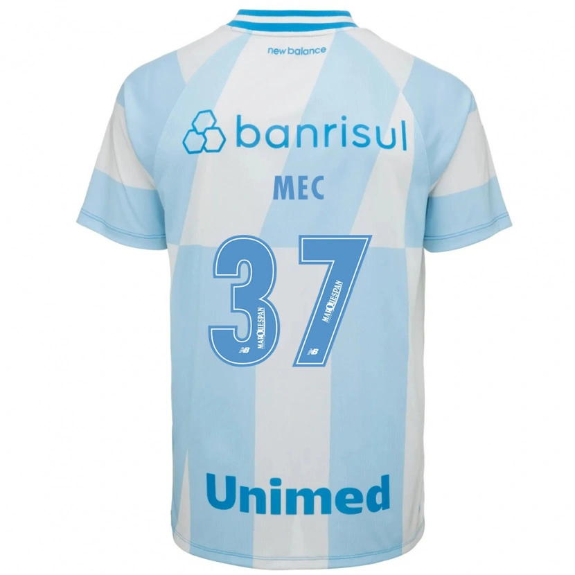 Danxen Män Gabriel Mec #37 Ljusblå Vit Bortatröja Matchtröjor 2026/27 Tröjor T-Tröja