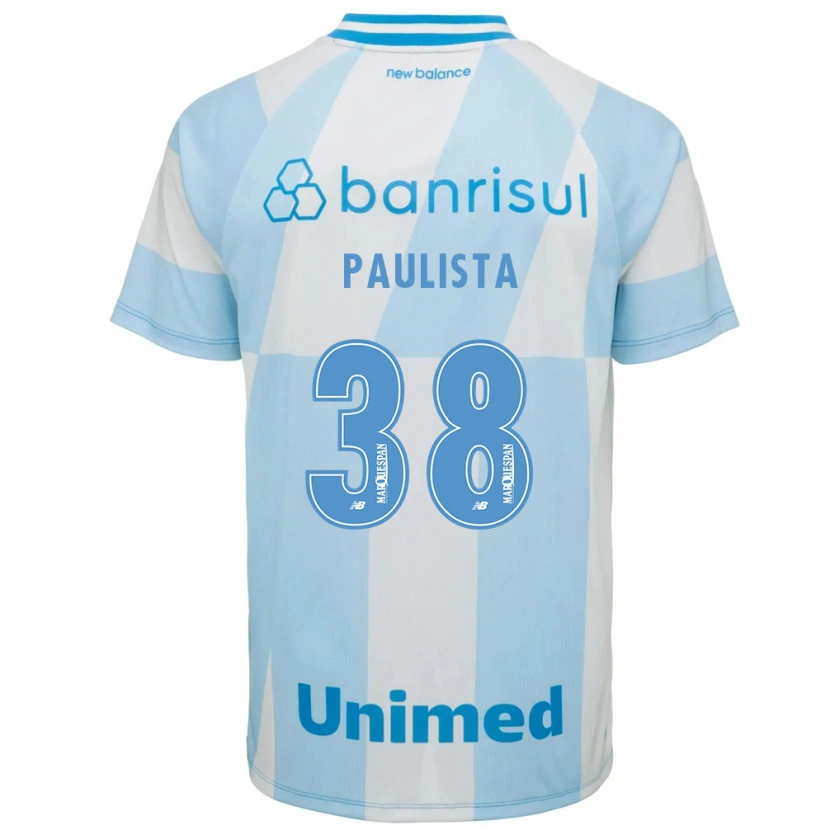 Danxen Män Caio Paulista #38 Ljusblå Vit Bortatröja Matchtröjor 2026/27 Tröjor T-Tröja