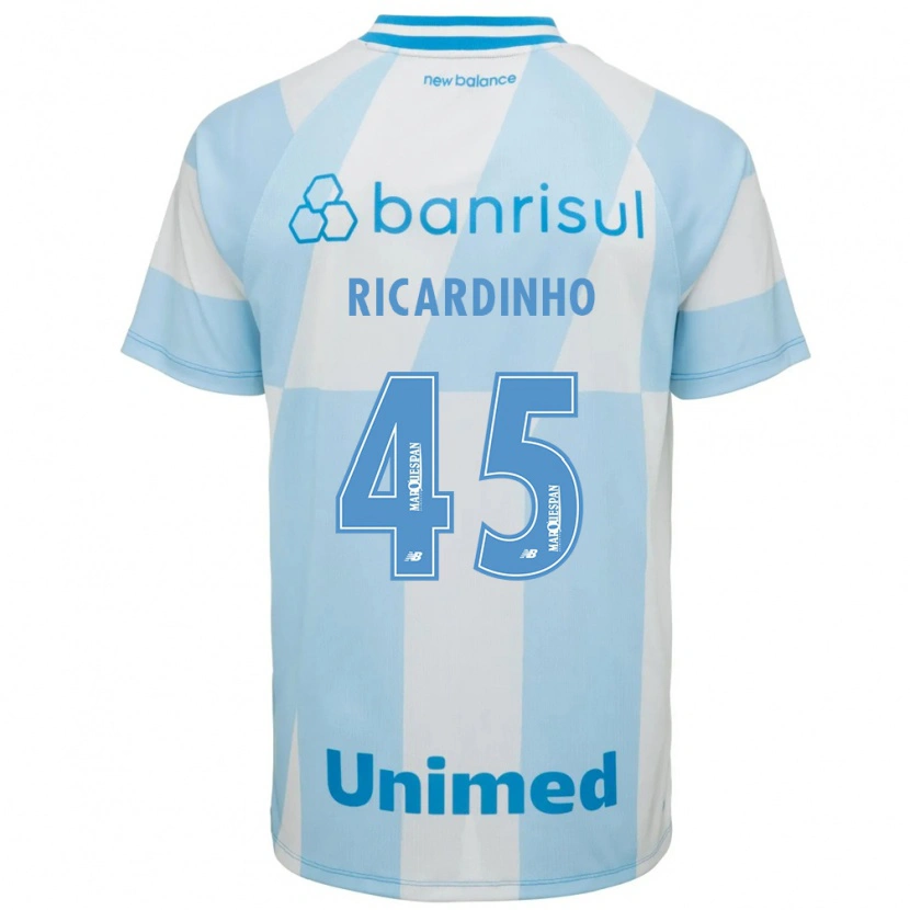 Danxen Män Ricardinho #45 Ljusblå Vit Bortatröja Matchtröjor 2026/27 Tröjor T-Tröja