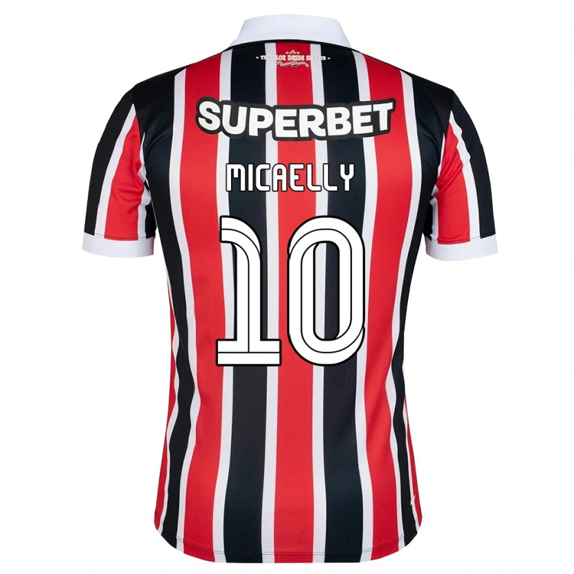 Danxen Män Micaelly #10 Röd Vit Svart Bortatröja Matchtröjor 2026/27 Tröjor T-Tröja