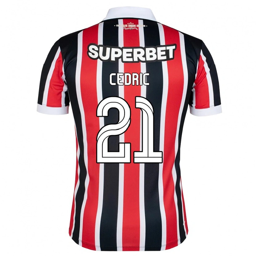 Danxen Män Cédric Soares #21 Röd Vit Svart Bortatröja Matchtröjor 2026/27 Tröjor T-Tröja
