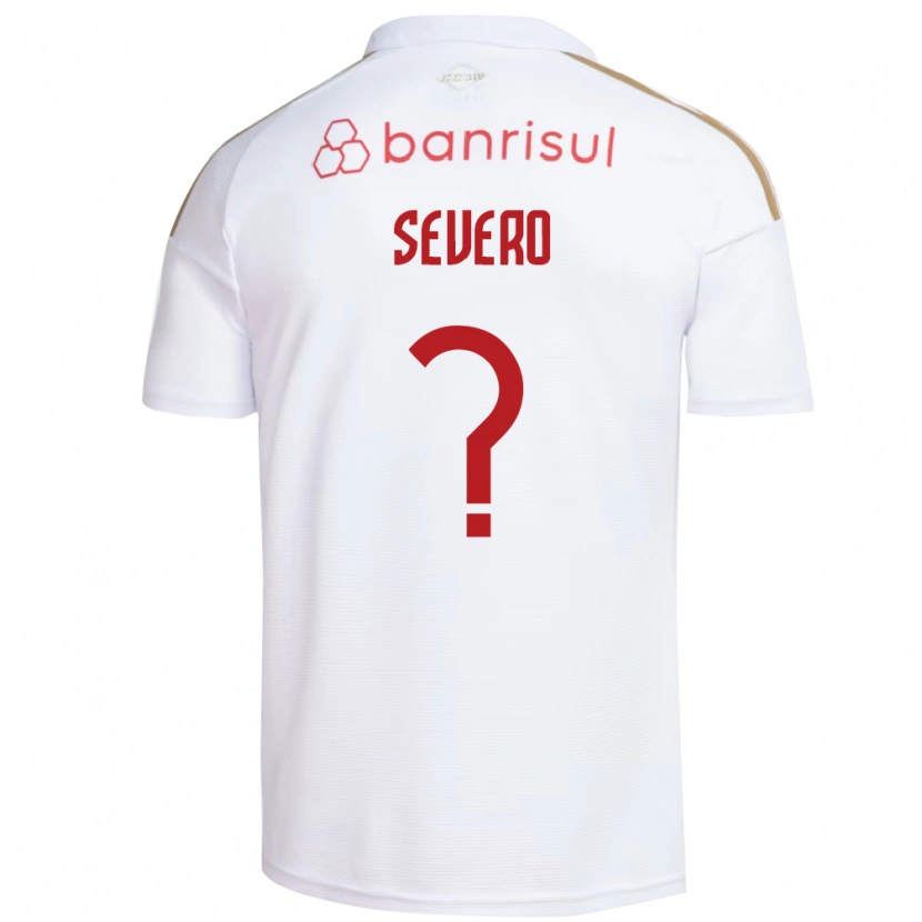 Danxen Män Lucas Severo #0 Vit Röd Bortatröja Matchtröjor 2026/27 Tröjor T-Tröja