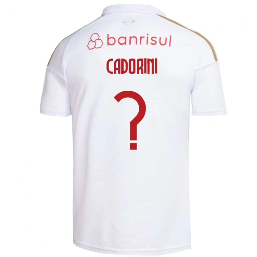 Danxen Män Matheus Cadorini #0 Vit Röd Bortatröja Matchtröjor 2026/27 Tröjor T-Tröja