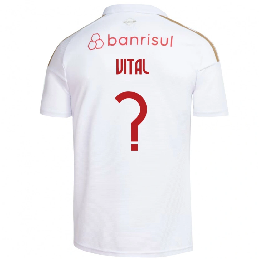 Danxen Män Lucas Vital #0 Vit Röd Bortatröja Matchtröjor 2026/27 Tröjor T-Tröja