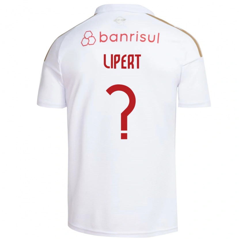 Danxen Män Henrique Lipert #0 Vit Röd Bortatröja Matchtröjor 2026/27 Tröjor T-Tröja
