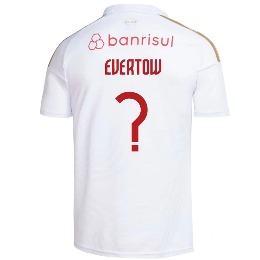 Danxen Män Evertow #0 Vit Röd Bortatröja Matchtröjor 2026/27 Tröjor T-Tröja