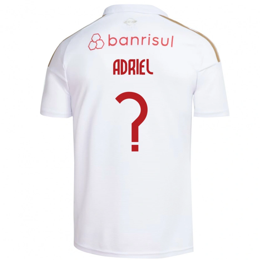 Danxen Män Adriel #0 Vit Röd Bortatröja Matchtröjor 2026/27 Tröjor T-Tröja