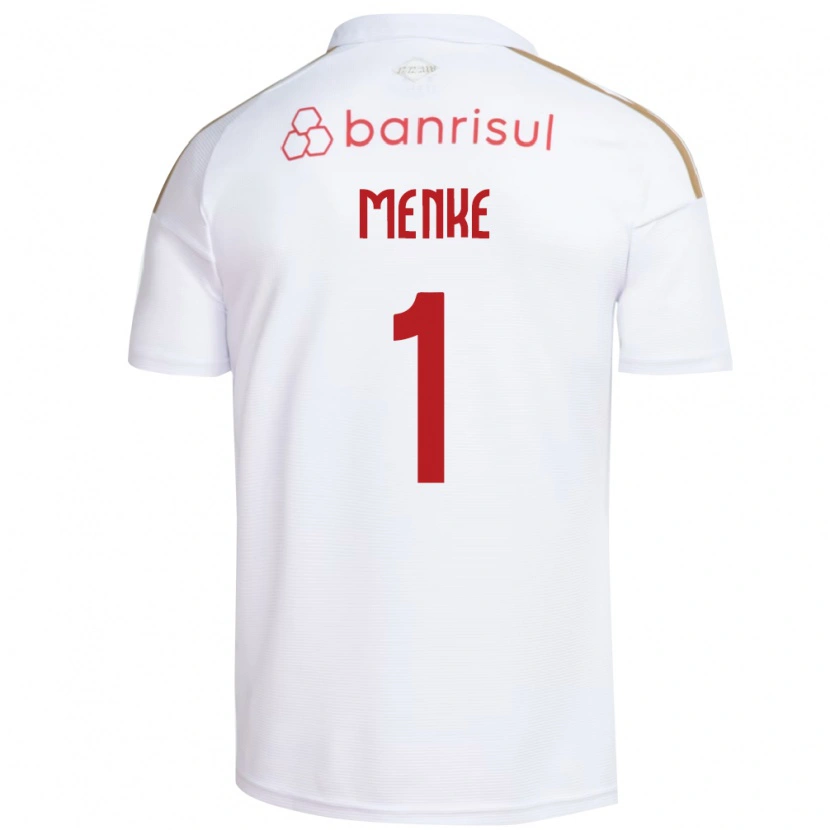 Danxen Män Henrique Menke #1 Vit Röd Bortatröja Matchtröjor 2026/27 Tröjor T-Tröja