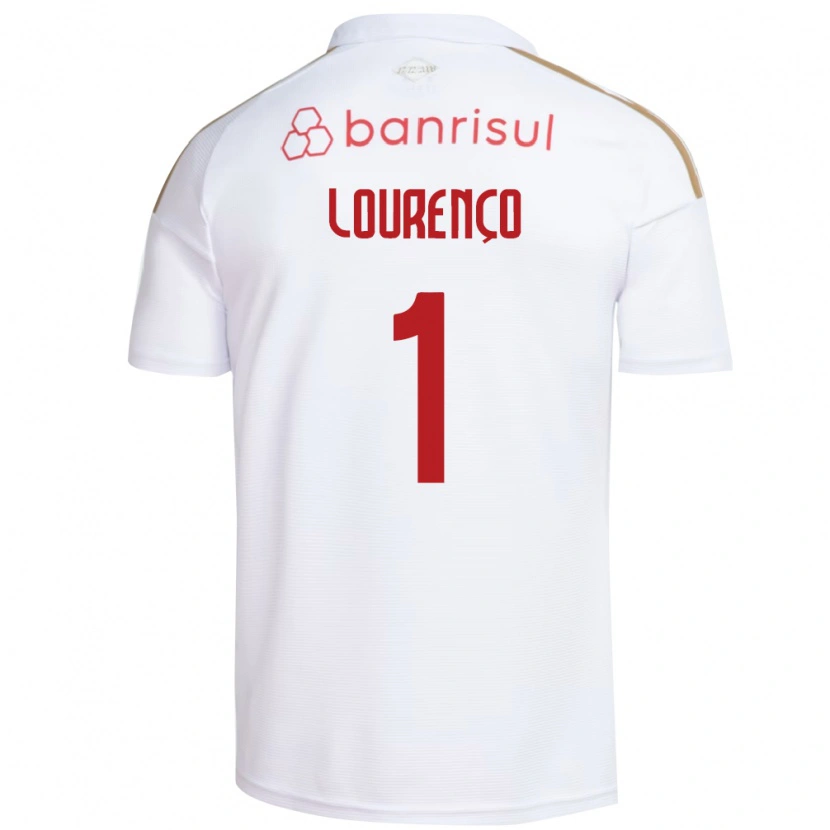 Danxen Män Arthur Lourenço #1 Vit Röd Bortatröja Matchtröjor 2026/27 Tröjor T-Tröja
