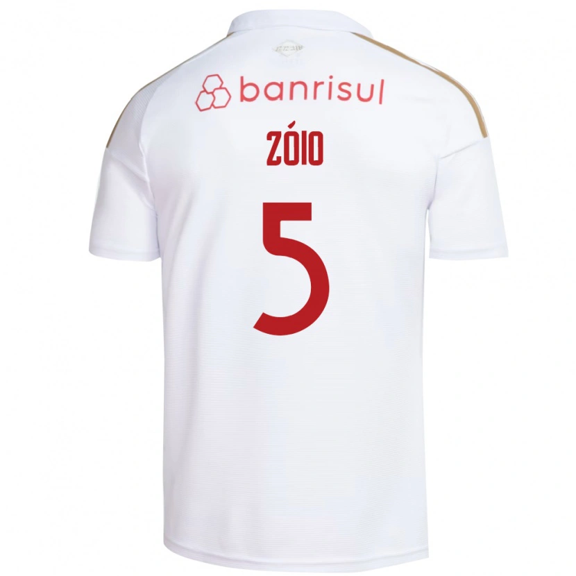 Danxen Män Zóio #5 Vit Röd Bortatröja Matchtröjor 2026/27 Tröjor T-Tröja