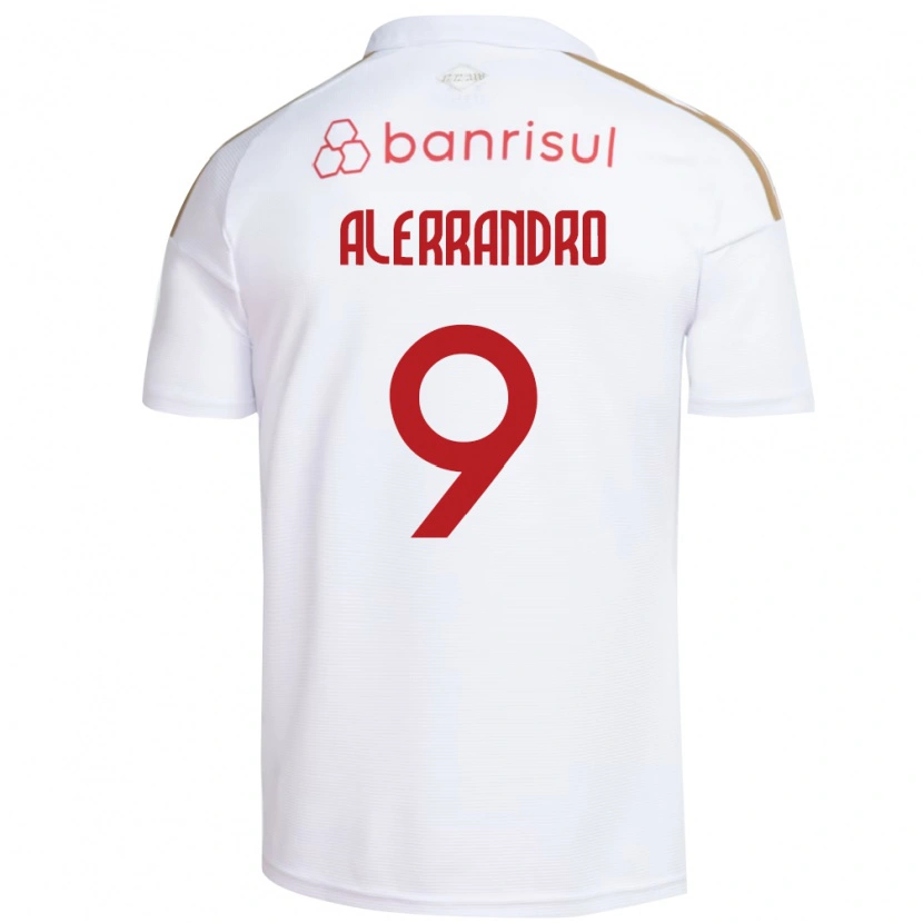 Danxen Män Alerrandro Barra Mansa Realino De Souza #9 Vit Röd Bortatröja Matchtröjor 2026/27 Tröjor T-Tröja